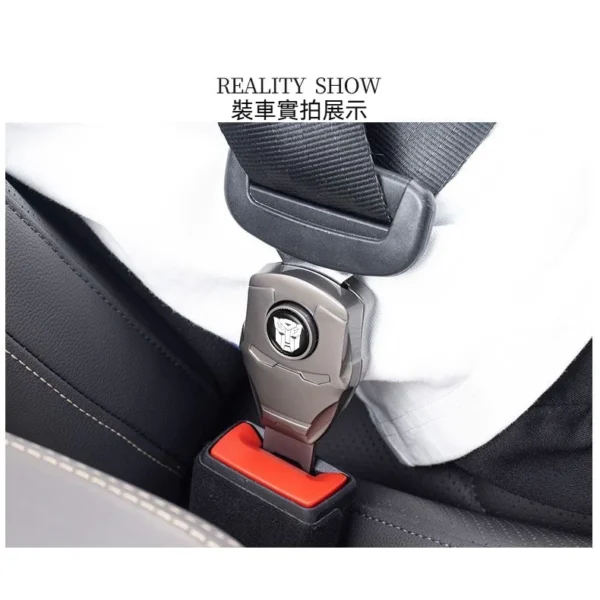 汽車安全帶延長扣 車型通用 鋅合金材質 安全帶插扣 電鍍鏡面