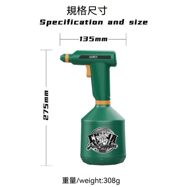 電動噴壺 耐酸耐堿/噴霧大小可調 霧化噴壺 貼膜噴壺 除鏽噴壺 多功能電動噴壺 便攜式電動噴壺